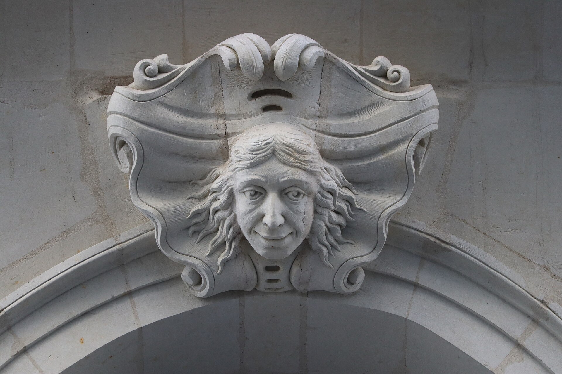 Façade de pierre du XVIIIe siècle, rue Kervégan, ancienne île Feydeau à Nantes.